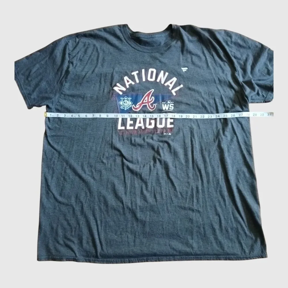 Atlanta Braves Lot of 4 Graphic Short Sleeve Tees Fanatics Size 4XL